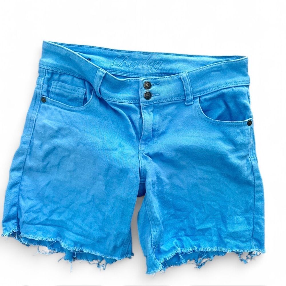 Delia’s Bailey Cutoff Jean Shorts in Sky Blue